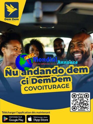 DemDem Covoiturage – War gaïdé version 2025, mobile, safe et économique