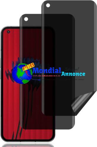 Protection d’écran Anti-Espion pour Nothing Phone (1) [2 Pièces], Anti-Spy Protège Écran, Privacy Film en TPU Flexible, Sans Bulles, Anti-Rayures, Privacy