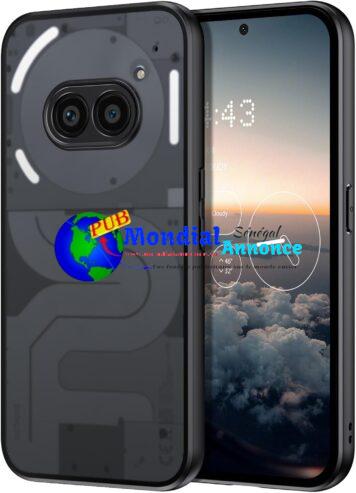 VENINGO – Coque Matte Translucide pour Nothing Phone 2a, Protection Antichoc et Antidérapante