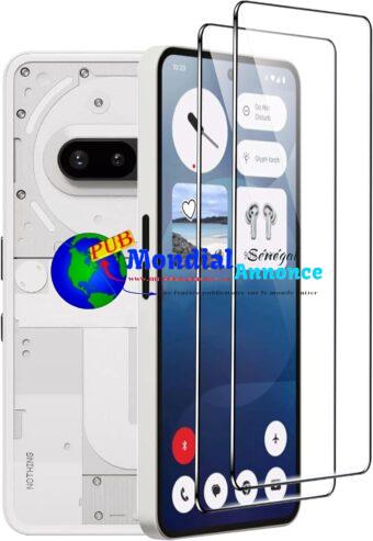 Tieeyivv Verre Trempé Compatible avec Nothing Phone 3a/3a Pro Film Protection écran Protecteur Couverture Complète Sans Bulles d’air Ultra Résistant HD Transparent Glass