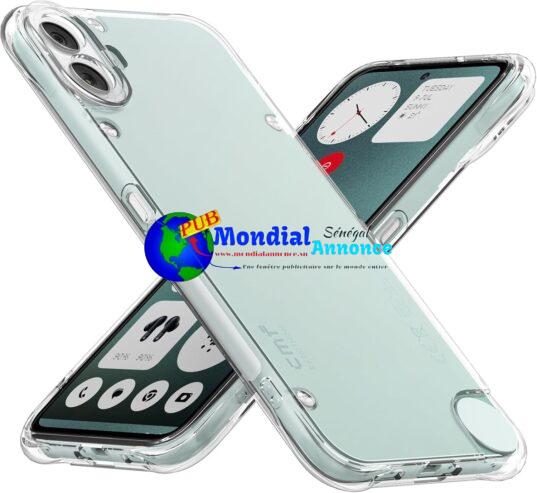Cresee Coque Transparente pour CMF Phone 1 – Protection Antichoc avec Coins Renforcés