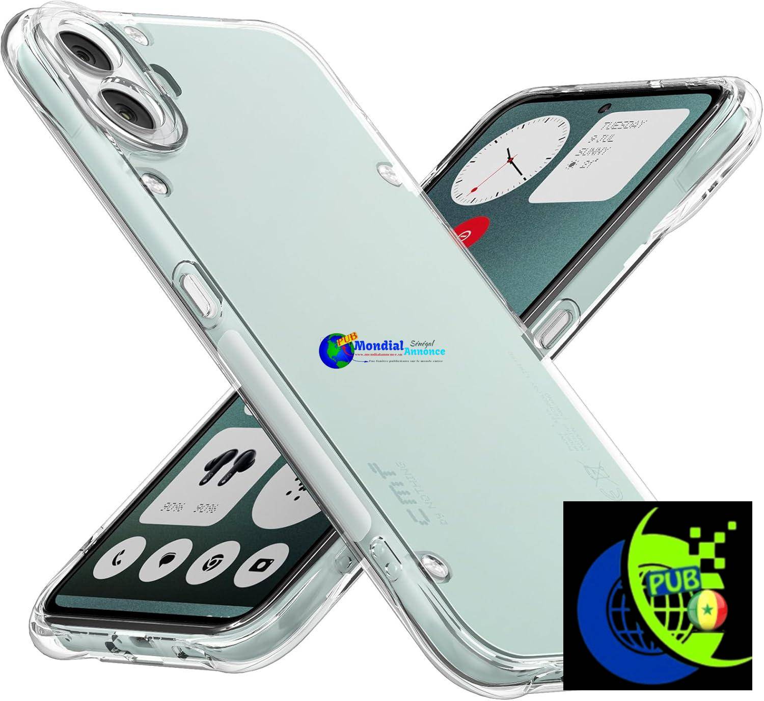 Cresee Coque Transparente pour CMF Phone 1 – Protection Antichoc avec Coins Renforcés
