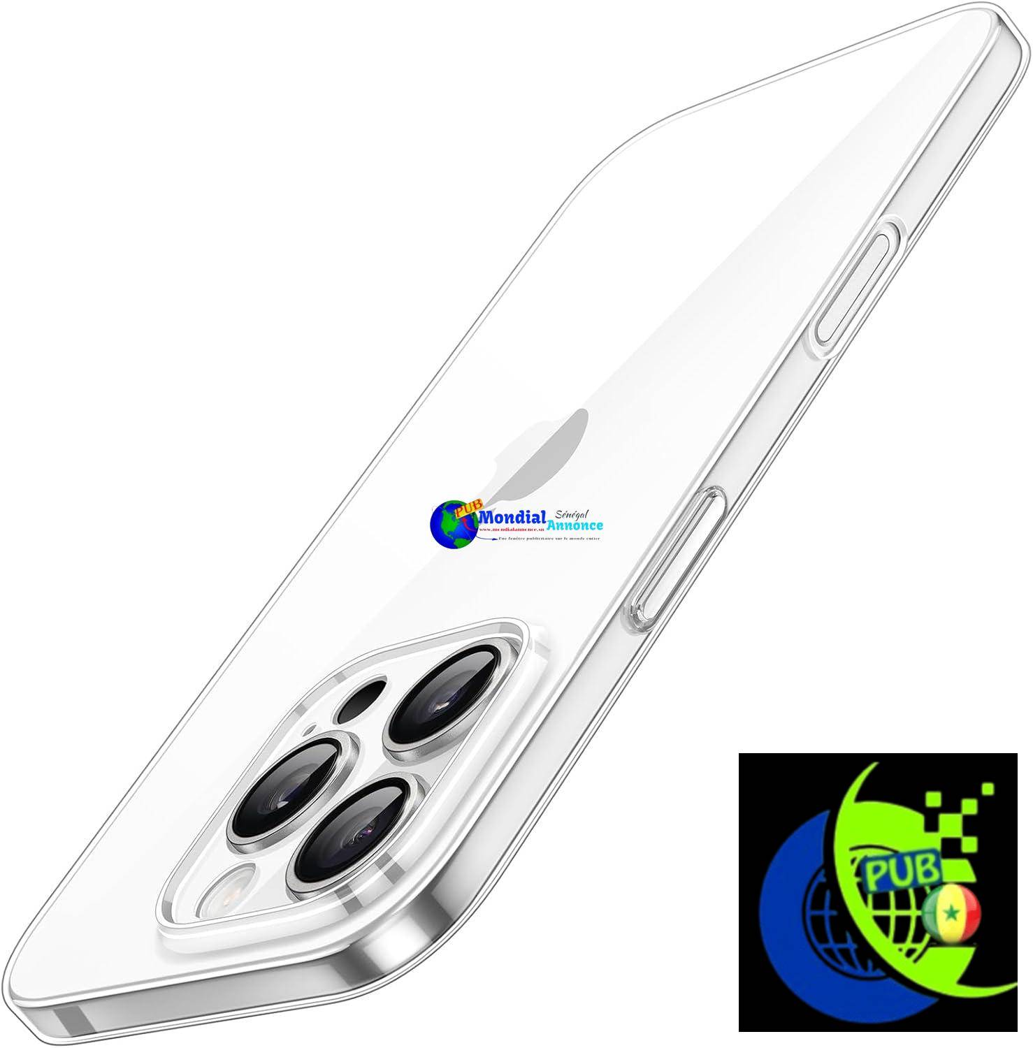 JETech Coque Ultra Fine pour iPhone 16 Pro 6,3 Pouces, Protection Complète Objectif de Caméra, Étui Housse Dur Légère en PP Transparent Minimaliste (Transparente)