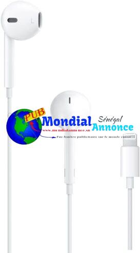 🎧 Apple EarPods avec Connecteur Lightning – Neuf & Original