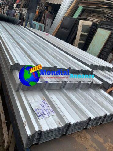 Tôles Bac 0,30 – 1m10 x 6m à 18.000F Idéal Poulailler / Toiture Dakar