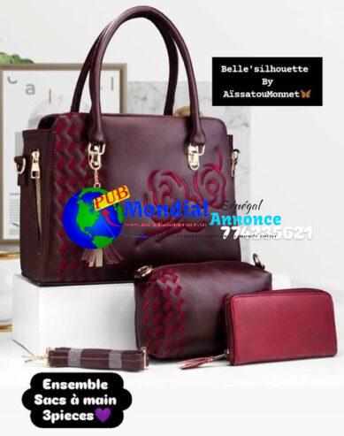 Ensemble de Sacs à Main 3 Pièces Chic & Qualité Supérieure
