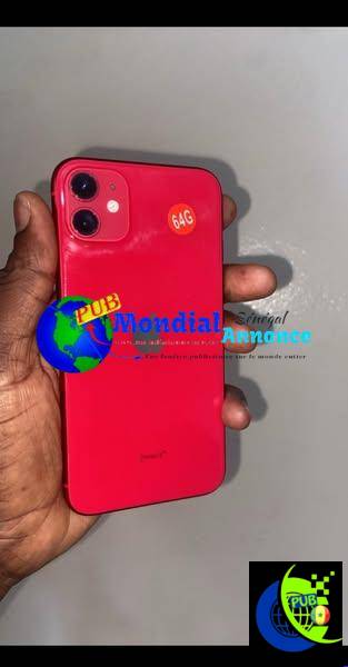 iPhone 11 64GO A Vendre – Écran et Batterie Neufs – Face ID Fonctionnel