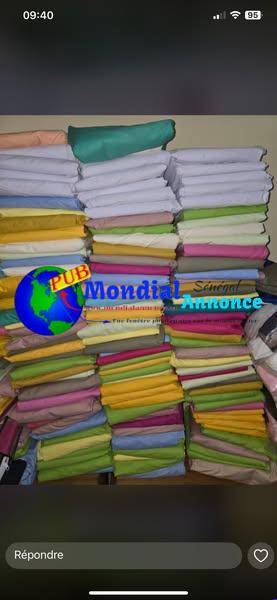 Parure de Lit Pur Coton 2m/2 – Drap Housse + 2 Taies, Livraison Disponible