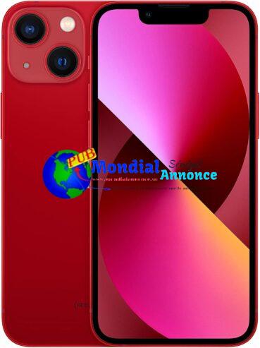 Apple iPhone 13 Mini, 128Go – Rouge (Reconditionné)