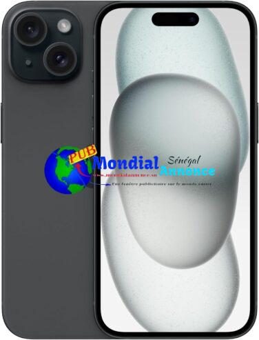 Apple iPhone 15 128Go – Noir (Reconditionné)