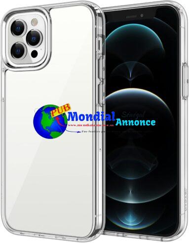 JETech Coque pour iPhone 12 Pro Max 6,7 Pouces, Anti-Jaunissement étui de Protection Transparente Antichoc, Housse Case Cover Anti-Rayures (HD Clair)