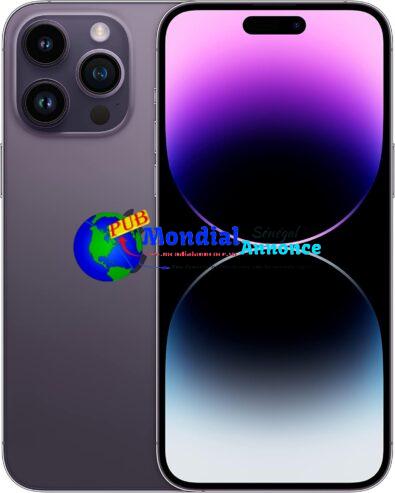 Apple iPhone 14 Pro Max 128 Go – Deep Purple (Reconditionné Premium)