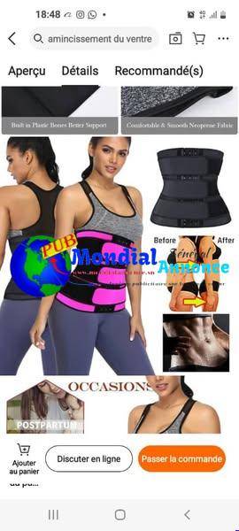 Gaine Ventre Plat Effet Instantané – Sculptez Votre Silhouette ! Prix : 10.000 FCFA !