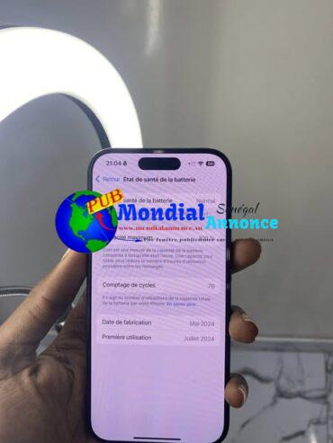 iPhone 15 Pro 128 Go SIM Physique en Excellent État