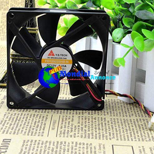 Ventilateur de refroidissement Y.S.TECH FD129225HB-N 12 V 0,23 A 9 cm 9025 3 lignes