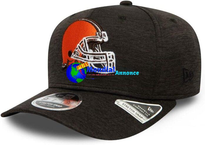 Casquette New Era NFL Cleveland Browns Total Shadow Tech 9FIFTY extensible à pression