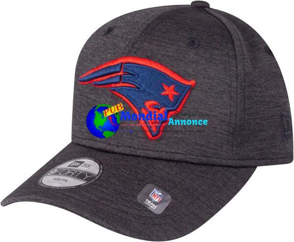 Casquette New Era 9Forty Shadow Tech pour enfants et adolescents, équipe NFL