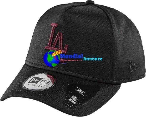 🧢 Casquette Officielle New Era MLB – Los Angeles Dodgers (Modèle Jersey Tech A-Frame 9FORTY)