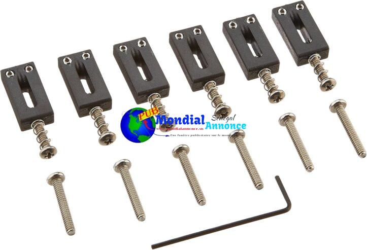 Graph Tech String Saver PS 8000-00 – Set de pontents pour guitare Strat & Tele style – 2 1/16″ Espacement