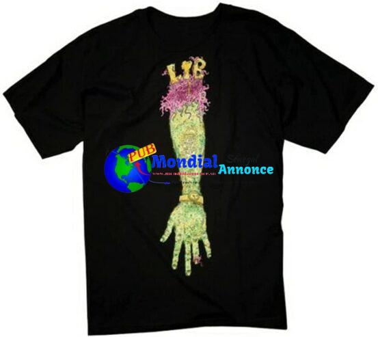T-shirt Jiashunbi Lib Tech à manches courtes pour homme, motif Quincy QUIGG, style surf, skateboard, snowboard, ski, noir B0DDQ3XXJV