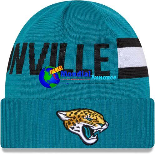 Bonnet en Tricot New Era NFL Sideline Tech – Jacksonville Jaguars
