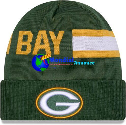 Bonnet technique en tricot NFL Sideline New Era – Packers de Green Bay