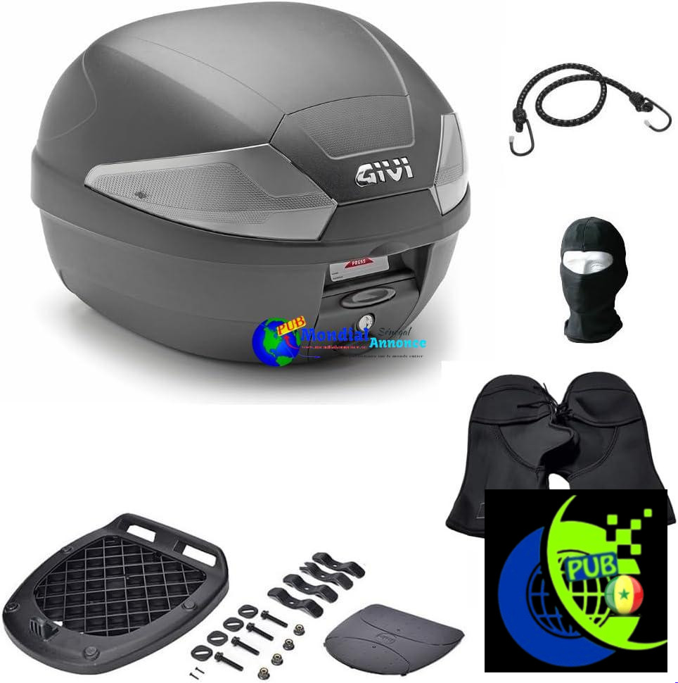 Top Case GIVI B29 Tech 29L pour Moto et Scooter