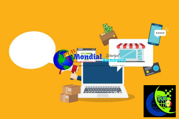 Small business. Small business online management concept. Vector illustration. Comment bien revendre ses produits sur MondialAnnonce.sn ?