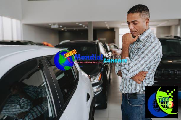 Man analyzing car to buy Voitures d’occasion vs voitures neuves : quel choix faire ?