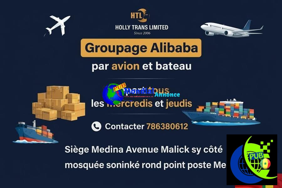 Import Chine Sénégal : Groupage rapide et sécurisé avec HTL