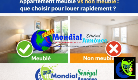 Appartement meuble ou non comparaison