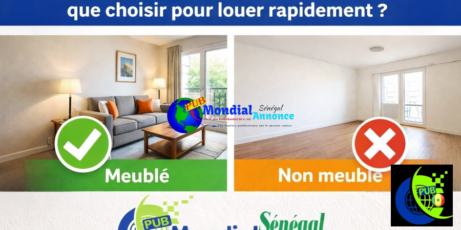 Appartement meuble ou non comparaison