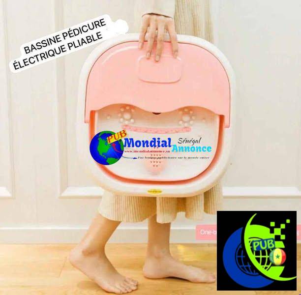 Bassine Pédicure Électrique Pliable–Offrez à vos pieds un véritable moment de détente