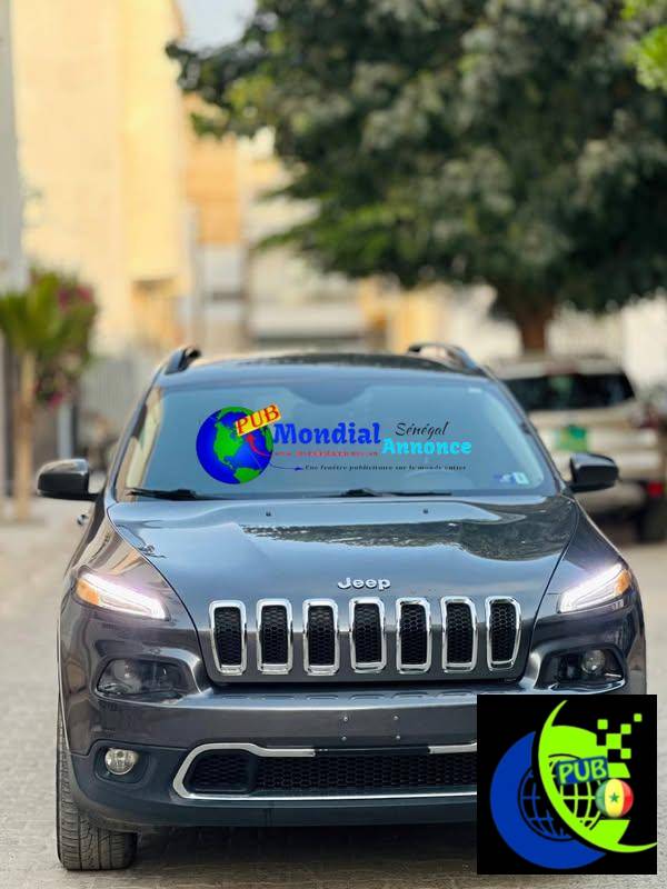 🚙 Jeep Cherokee 2016 Automatique Essence Full Options – Déjà Dédouanée – 8 000 000 FCFA