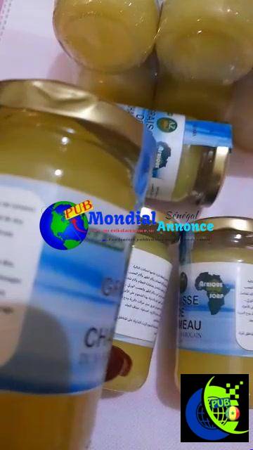 Graisse de Chameau Naturelle Disponible à Dakar Cité Fadia Contact 77 842 52 28