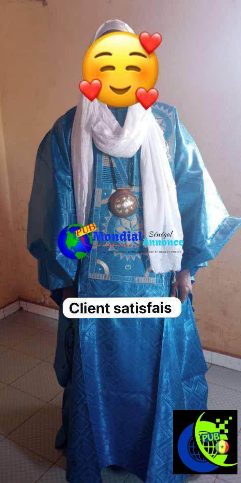GRAND Boubou 3 PIÈCES HOMME POUR HOMME DISPONIBLE