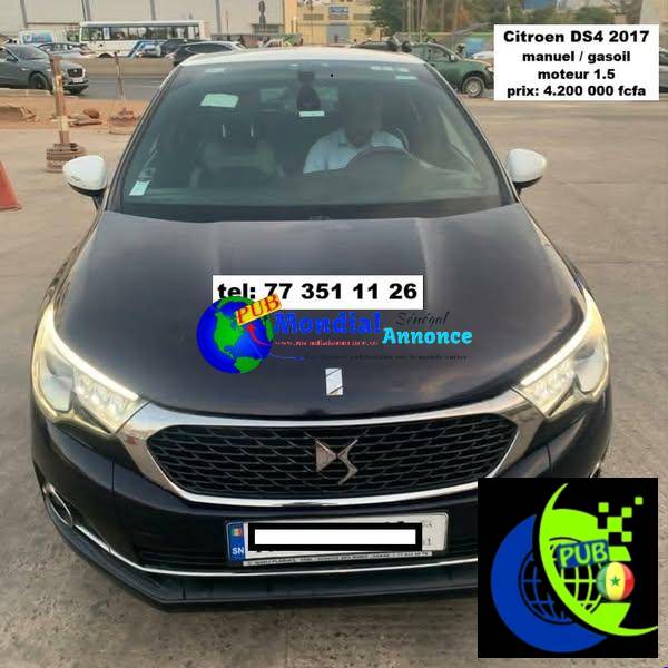 Citroën DS4 2017 Full Option Diesel à vendre à Dakar