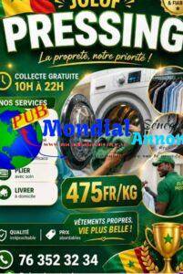 Pressing à Dakar