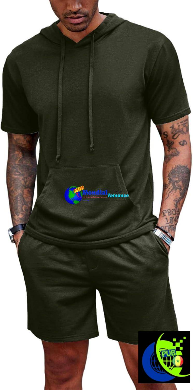 Ensemble Survêtement d’Été Homme (T-Shirt & Short)