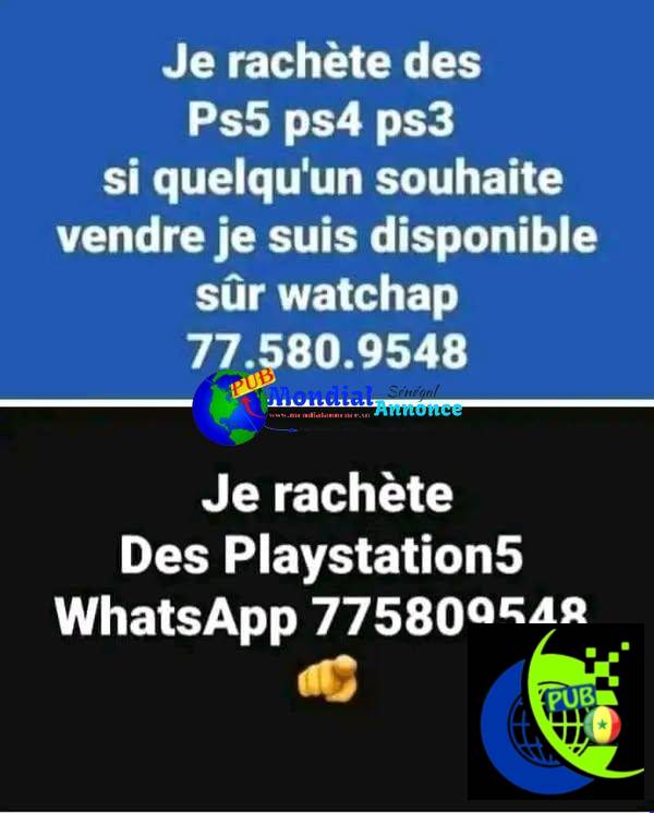 RACHAT DE PS5, PS4 & XBOX – PAIEMENT RAPIDE