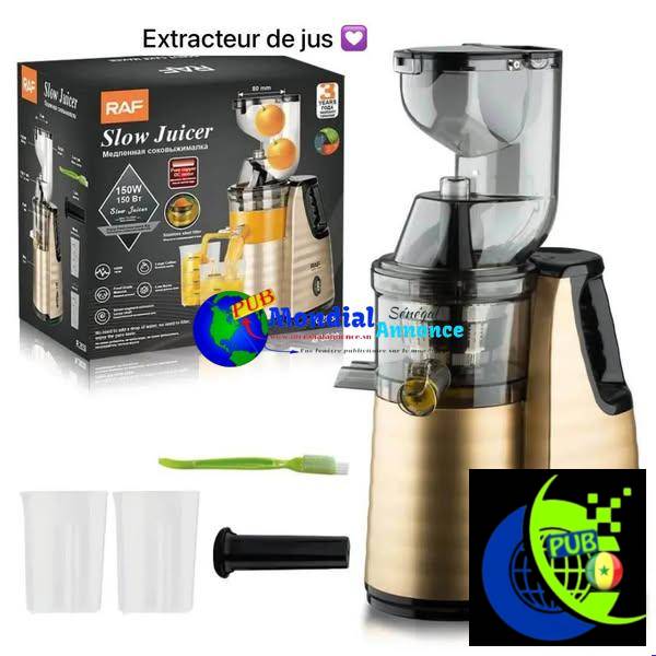 Extracteur de jus pour des jus frais, naturels et riches en vitamines