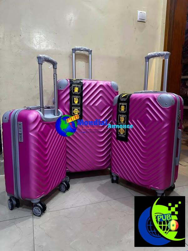 Lot de 3 Valises de Voyage Design Moderne Disponibles