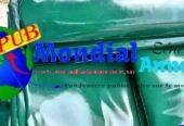 Bâches de Protection Disponibles – Résistantes & Multiusages. Contact : 766909727