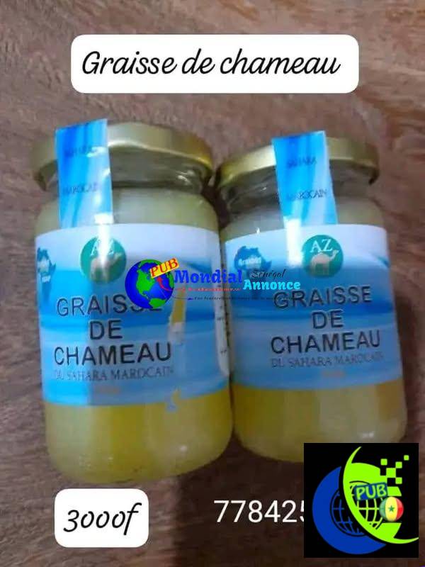 Graisse de chameau 🐫 à vendre à 3 000 F – Cité Fadia