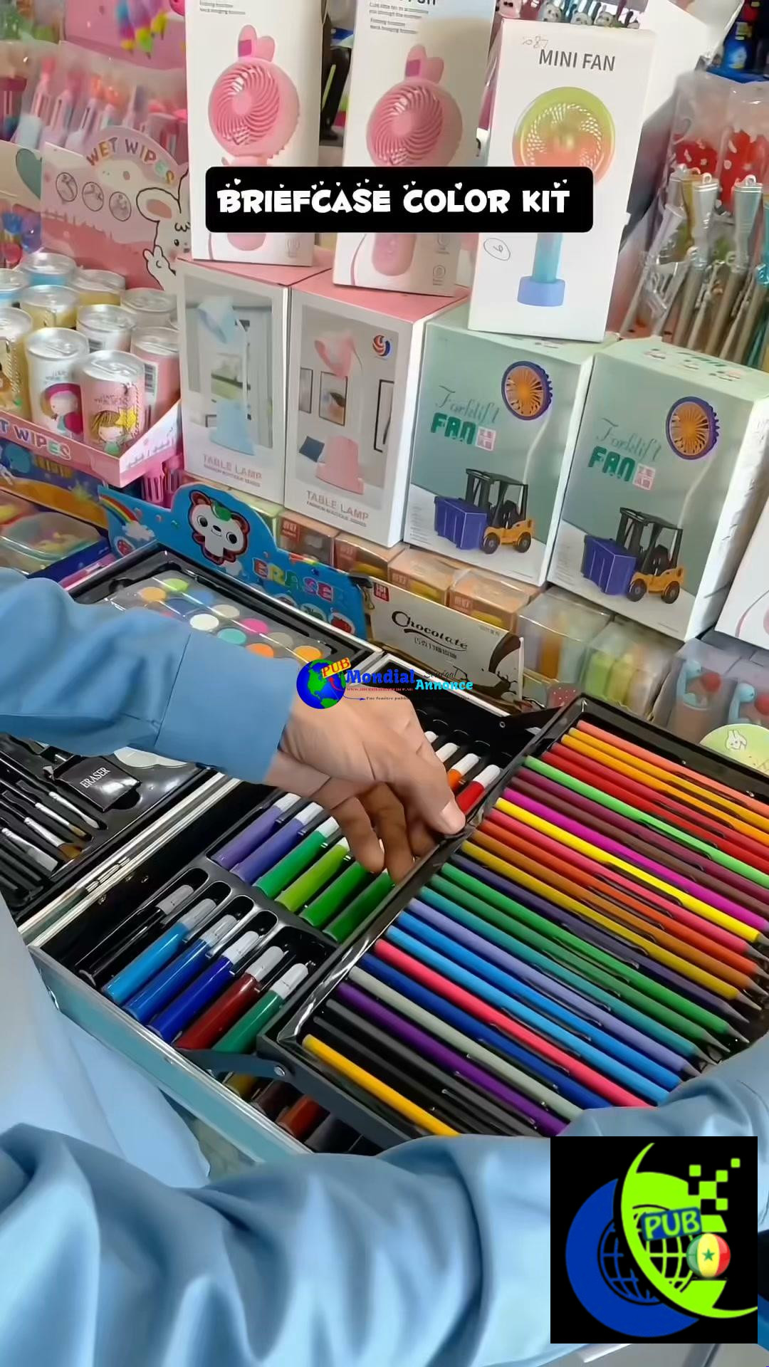 Mallette de coloriage pour enfants à 10 000 FCFA