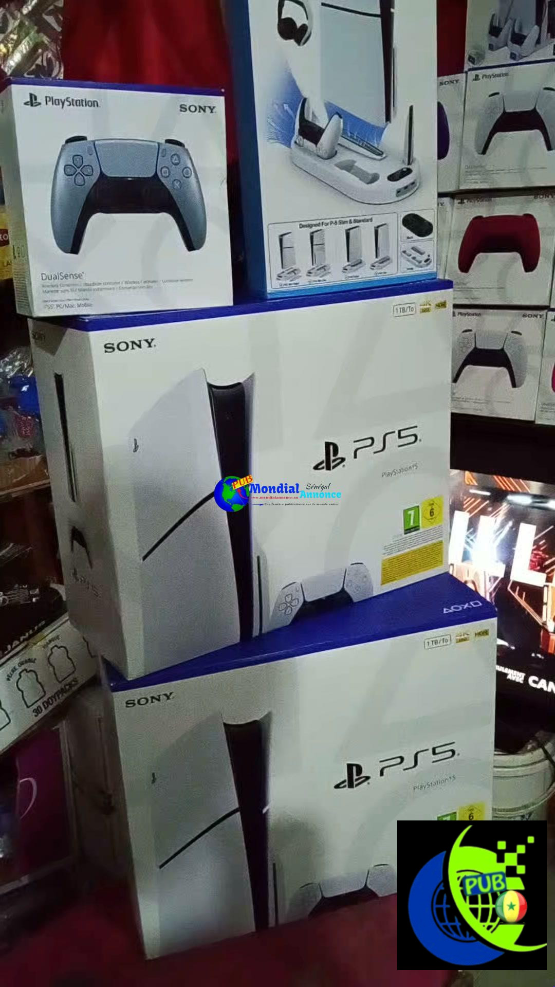 Vente : Console PS5 Slim Digitale 1 To (Neuve sous Garantie 6 Mois) à Dakar