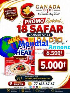 Profitez de la Promo 18 Safar chez Canada D'ICI