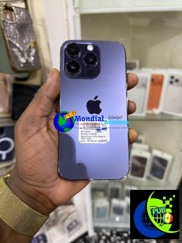 iPhone 14 Pro 256 Go eSIM, Écran & Batterie Apple d’origine – Échange Possible