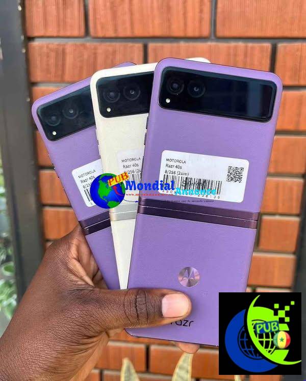 Motorola Razr 40S 256 Go disponible à Dakar