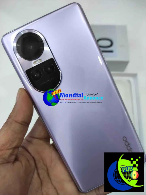 OPPO Reno 10 Pro 5G 256 Go disponible à Dakar – Facture et garantie